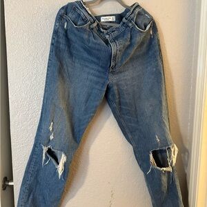 Women’s Abercrombie Blue Distressed Jeans